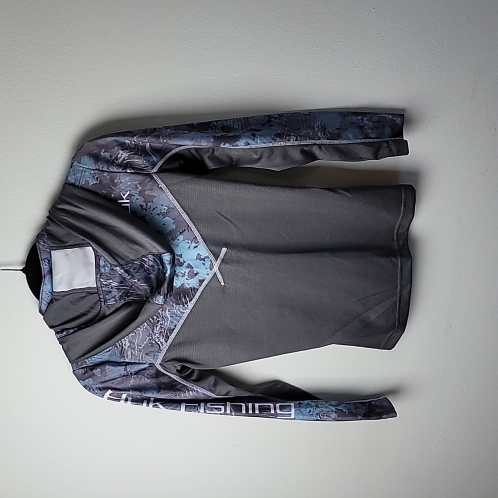 Huk Icon X Women’s Performance Fishing Hoodie Camo Long Sleeve Shirt Size XS - Picture 4 of 6